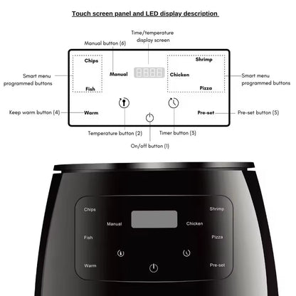 Freidora de aire multifuncional Horno I